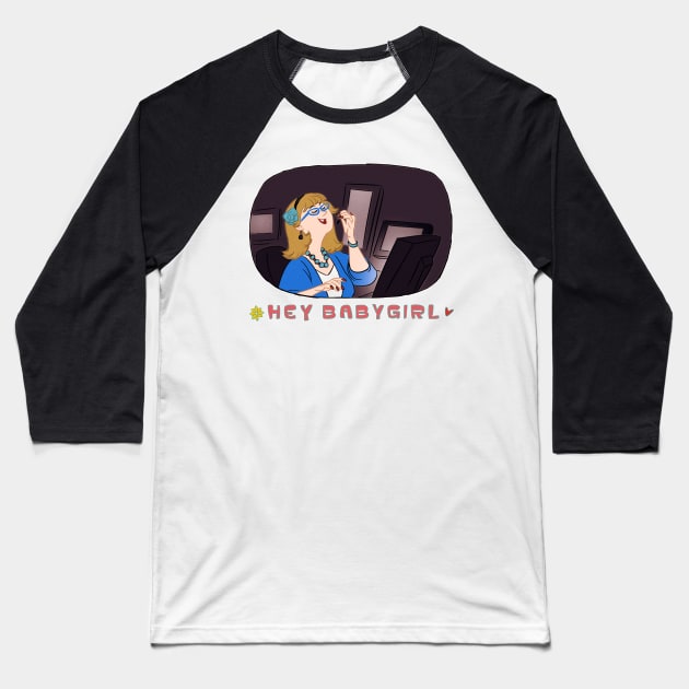 Criminal minds Penelope Baseball T-Shirt by tumblebuggie